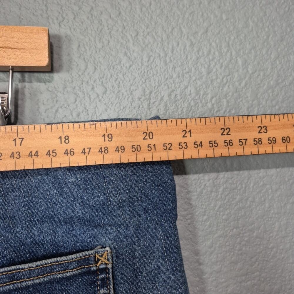 Lee Jeans Womens 2XL Blue Denim Stretch Heritage High Rise Pull On Flared Leg - Picture 8 of 15